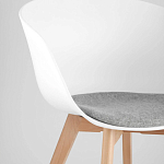 Стул из пластика с мягким сиденьем Eames варинант исполнения - 7 | Loft Concept в Екатеринбурге