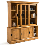 Витрина из массива сосны Cobbett Wood Showcase варинант исполнения - 4 | Loft Concept в Екатеринбурге