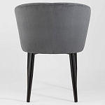 Мягкое кресло на металлических ножках Shaggy Dark Grey варинант исполнения - 3 | Loft Concept в Екатеринбурге