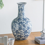 Ваза с классическим узором шинуазри синего цвета Blue & White Ornament  варинант исполнения - 5 | Loft Concept в Екатеринбурге