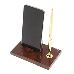 Подставка для телефона с ручкой из натурального камня креноид Natural Stone Stand варинант исполнения - 3 | Loft Concept в Екатеринбурге