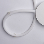 Люстра белого цвета с тремя изогнутыми светодиоидными плафонами Luke Lampco Tracer Lamp варинант исполнения - 3 | Loft Concept в Екатеринбурге