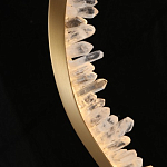 Подвесной светильник обрамленный элементами в виде кристаллов Smooth Shine варинант исполнения - 5 | Loft Concept в Екатеринбурге