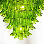 Люстра из семи ярусов зеленого стекла Independence варинант исполнения - 7 | Loft Concept в Екатеринбурге