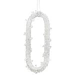 Подвесной светильник овальной формы с декором кристаллы Gilbertine Oval Crystals Hanging Lamp варинант исполнения - 1 | Loft Concept в Екатеринбурге