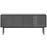 Длинная тумба с зеркальным декором Serena варинант исполнения - 11 | Loft Concept в Екатеринбурге