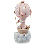 Статуэтка фарфоровая музыкальная Девочка на воздушном шаре Charming Statuette варинант исполнения - 1 | Loft Concept в Екатеринбурге