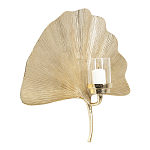 Большой Настенный Подсвечник золотой Лист Пальмы варинант исполнения - 2 | Loft Concept в Екатеринбурге