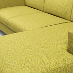 Мебельная ткань Шенилл горчичный цвет 142 см T4-62 варинант исполнения - 10 | Loft Concept в Екатеринбурге