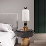 Настольная лампа в виде фонаря с белым фактурным абажуром Echoes of Light варинант исполнения - 7 | Loft Concept в Екатеринбурге