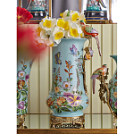 Ваза с птичкой из фарфора с бронзовыми элементами Garden of Eden варинант исполнения - 7 | Loft Concept в Екатеринбурге