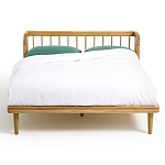 Кровать из массива дуба с пружинным блоком Mateta варинант исполнения - 2 | Loft Concept в Екатеринбурге