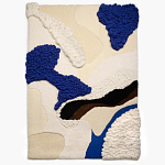 Ковер ручной работы Electric blue and popcorn варинант исполнения - 1 | Loft Concept в Екатеринбурге