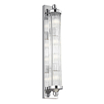  Бра для ванных комнат вертикальное с длинным прозрачным рифленым плафоном Feiss варинант исполнения - 1 | Loft Concept в Екатеринбурге