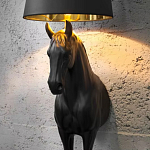 Horse Statue Floor Lamp Большой светильник Черная Лошадь варинант исполнения - 2 | Loft Concept в Екатеринбурге