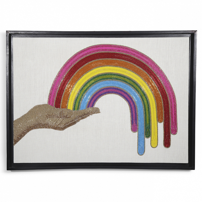 Панно Jonathan Adler RAINBOW BEADED WALL ART Мульти в Екатеринбурге | Loft Concept 