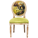 Стул из натурального бука с цветочным принтом Impressionism in Color варинант исполнения - 1 | Loft Concept в Екатеринбурге