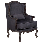 Кресло George Grand Armchair black velour варинант исполнения - 1 | Loft Concept в Екатеринбурге