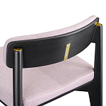 Барный стул из массива ясеня с обивкой из рогожки Elegant Ash Shape варинант исполнения - 5 | Loft Concept в Екатеринбурге