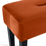 Мягкий  пуф на черных ножках Winton Pouf варинант исполнения - 16 | Loft Concept в Екатеринбурге