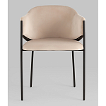 Стул Brace велюр молочный варинант исполнения - 4 | Loft Concept в Екатеринбурге