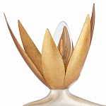 Торшер с 3-мя плафонами в виде цветов Golden Bird of Paradise варинант исполнения - 1 | Loft Concept в Екатеринбурге