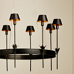 Люстра круглая со светодиодными лампами Innovation варинант исполнения - 5 | Loft Concept в Екатеринбурге