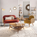 Зеркало из ротанга и сизаля WICKER MIRROR 100 варинант исполнения - 4 | Loft Concept в Екатеринбурге