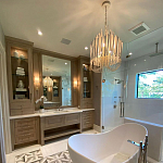 Люстра белая с несколькими ярусами деревянных палочек Bright Wooden Chandelier варинант исполнения - 8 | Loft Concept в Екатеринбурге