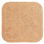 Ковер из джута квадратный с закругленными краями Atlas варинант исполнения - 1 | Loft Concept в Екатеринбурге