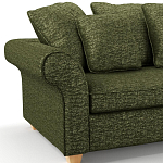 Мебельная ткань Шенилл зеленый цвет 138 см T4-22 варинант исполнения - 7 | Loft Concept в Екатеринбурге