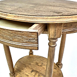 Деревянный овальный кофейный стол Margery Provence Coffee Table варинант исполнения - 5 | Loft Concept в Екатеринбурге