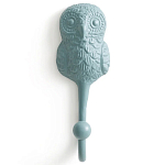 Настенный крючок в виде совы Owl Wall Hook Blue варинант исполнения - 1 | Loft Concept в Екатеринбурге