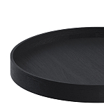 Cross W поднос из массива дуба чёрного цвета варинант исполнения - 1 | Loft Concept в Екатеринбурге