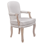 Кресло Aubrey Classical Armchair beige flax варинант исполнения - 1 | Loft Concept в Екатеринбурге