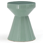 Приставной стол из керамики Manufacto Gray-green варинант исполнения - 1 | Loft Concept в Екатеринбурге