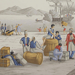 Обои ручная роспись Views of Italy Charvet варинант исполнения - 1 | Loft Concept в Екатеринбурге