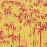 Обои ручная роспись Distant Bamboo Firefly on dyed paper варинант исполнения - 2 | Loft Concept в Екатеринбурге