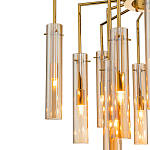 Люстра со стеклянными цилиндрическими плафонами Luminous Cylinders Amber варинант исполнения - 4 | Loft Concept в Екатеринбурге
