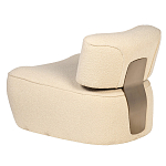 Кресло бежевое без подлокотников с обивкой из ткани букле Space of Freedom варинант исполнения - 2 | Loft Concept в Екатеринбурге