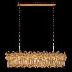 Люстра с декоративными элементами в виде крупных хрустальных цветов Palace Gardens варинант исполнения - 1 | Loft Concept в Екатеринбурге