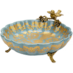 Блюдо фарфоровое Птица на ветке Flora варинант исполнения - 1 | Loft Concept в Екатеринбурге