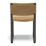 Дизайнерский стул с каркасом из металла с плетеными сиденьем и спинкой GREEN POINT Chair варинант исполнения - 4 | Loft Concept в Екатеринбурге