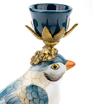 Фарфоровый подсвечник с птицей Eden Garden варинант исполнения - 4 | Loft Concept в Екатеринбурге