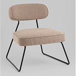 Кресло лаунж Kate букле капучино варинант исполнения - 1 | Loft Concept в Екатеринбурге