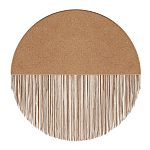 Бра круглое натуральная пробка с бахромой Natural Cork варинант исполнения - 1 | Loft Concept в Екатеринбурге