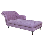 Кушетка фиолетовая с мягкой обивкой из велюра Michael Couch варинант исполнения - 1 | Loft Concept в Екатеринбурге