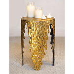 Столик дизайнерский Copper streaks варинант исполнения - 9 | Loft Concept в Екатеринбурге