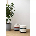 Пуф с плетеной светло-бежевой обивкой Serene Holidays варинант исполнения - 4 | Loft Concept в Екатеринбурге