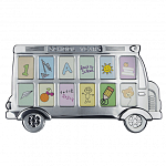 Фоторамка детская Childhood Corner Bus 12 фото варинант исполнения - 1 | Loft Concept в Екатеринбурге